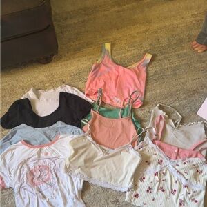 Colorful Tank Tops and cropped tees Collection